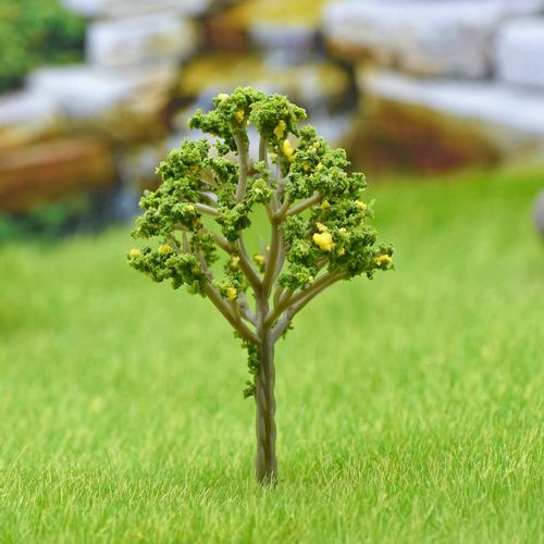 Gift To Love | Artificial Miniature Tree 1 Pcs Green & Yellow | Code : 018-80TTY