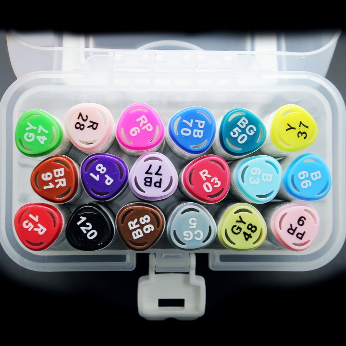 Gift To Love | Touch Marker 2 In 1 Pen Set With Box | Pcs : 18 Pcs | Code : 2588-18