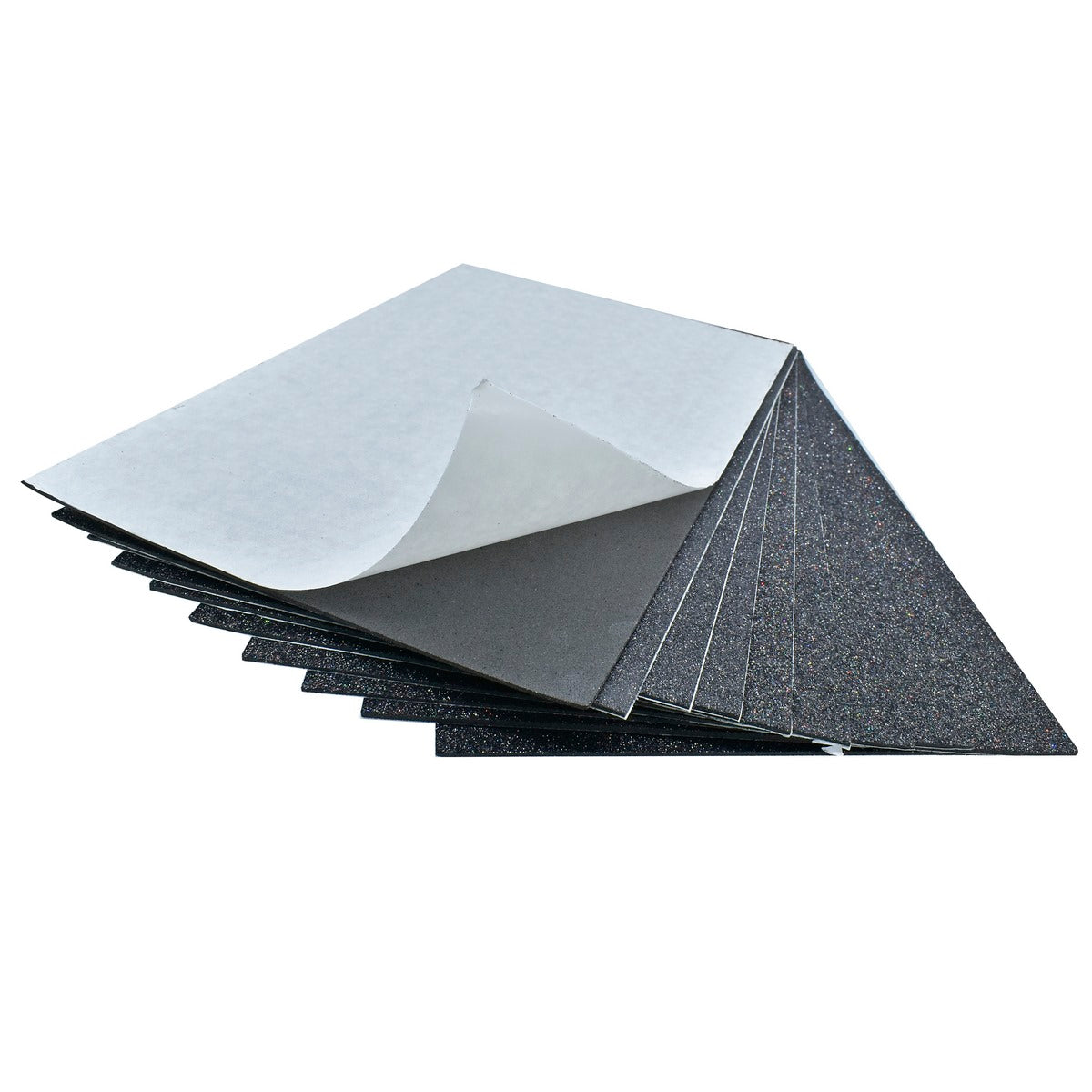 Gift To Love | A4 Glitter Foam Sheet With Sticker | Color : Black | Code : 26164BK