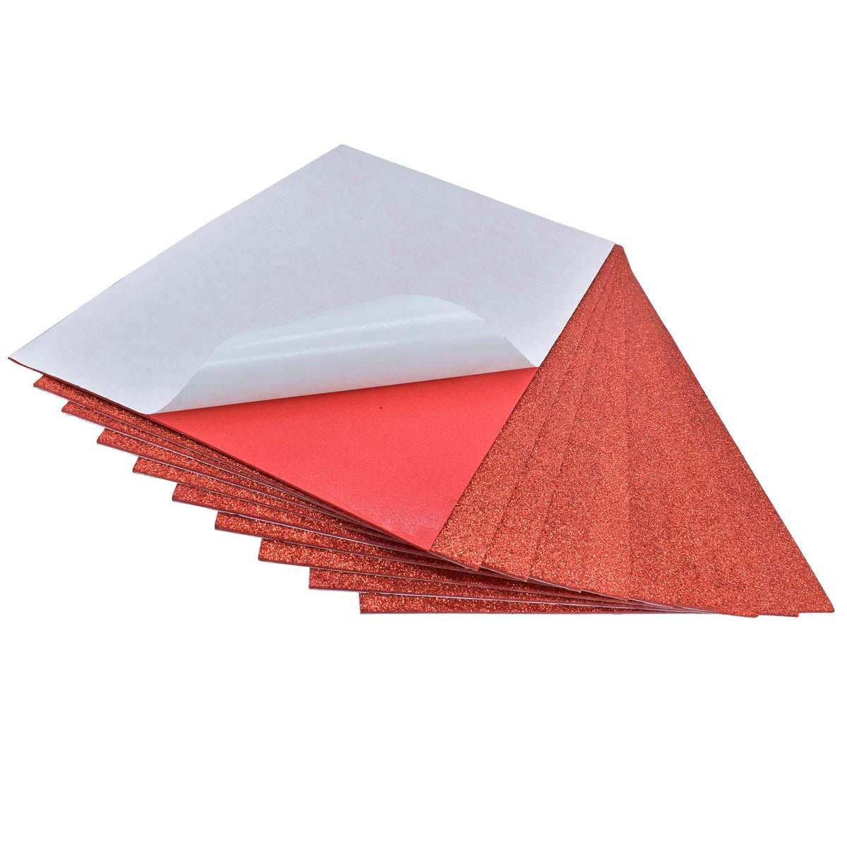 Gift To Love | A4 Glitter Foam Sheet With Sticker | Color : Red | Code : 26164RD
