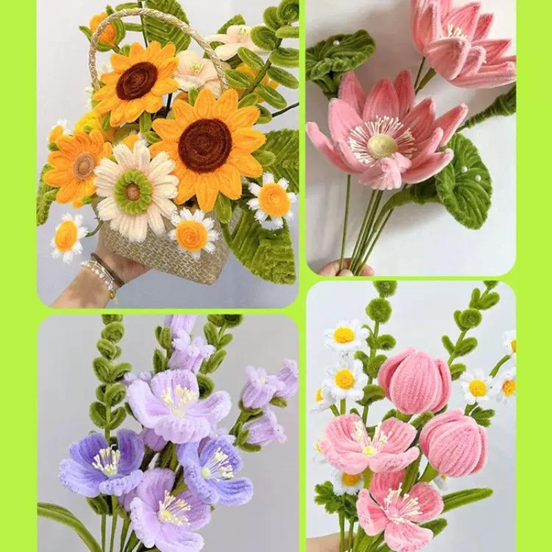 Gift To Love | Craft Pipe Cleaner | Size : 7 Mm X 30 Cm | Pcs : 100 Pcs | Code : MG3863