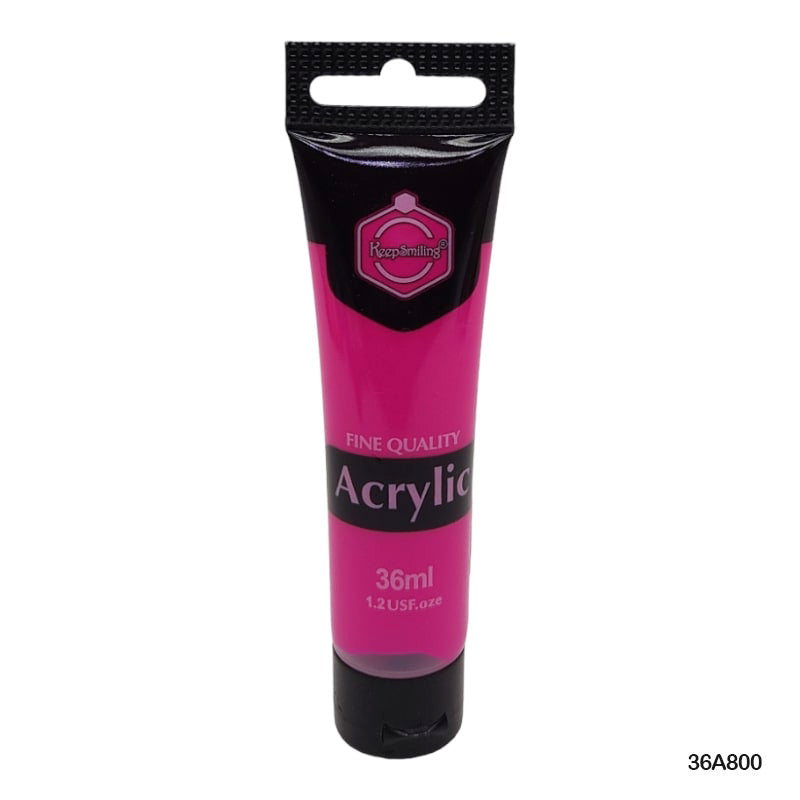 Gift To Love | Acrylic Paint Tube | Color : Pink | Size : 36 Ml | Code : 36A800