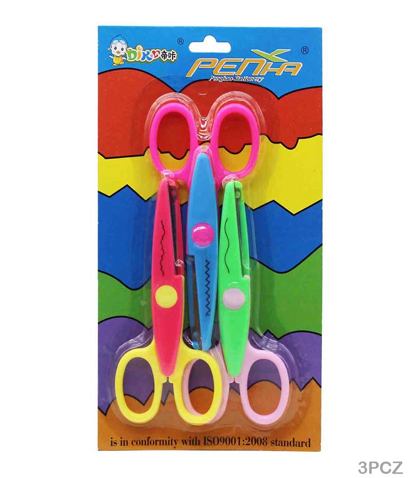Gift To Love | Zig Zag Scissor | Pcs : 3 Qty | Code : 3PCZ