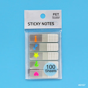 Gift To Love | Sticky Notes | Size : 12 X 45 Mm | Pcs : 5 Tp | Code : 45157