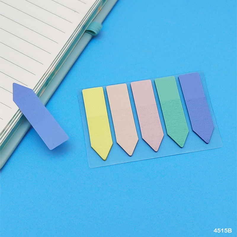 Gift To Love | Sticky Notes Arrow | Color : Pastel Color | Size : 12 X 45 Mm | Pcs : 5 | Code : 4515B