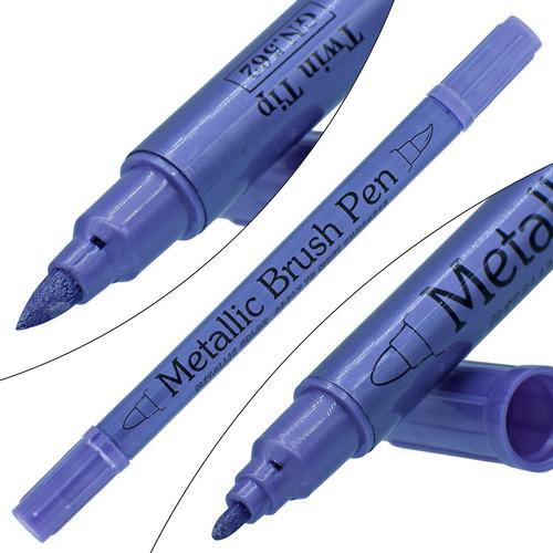 Gift To Love | Brush Metallic Pen Twin Tip Light Purple | Code : 562S-LPE