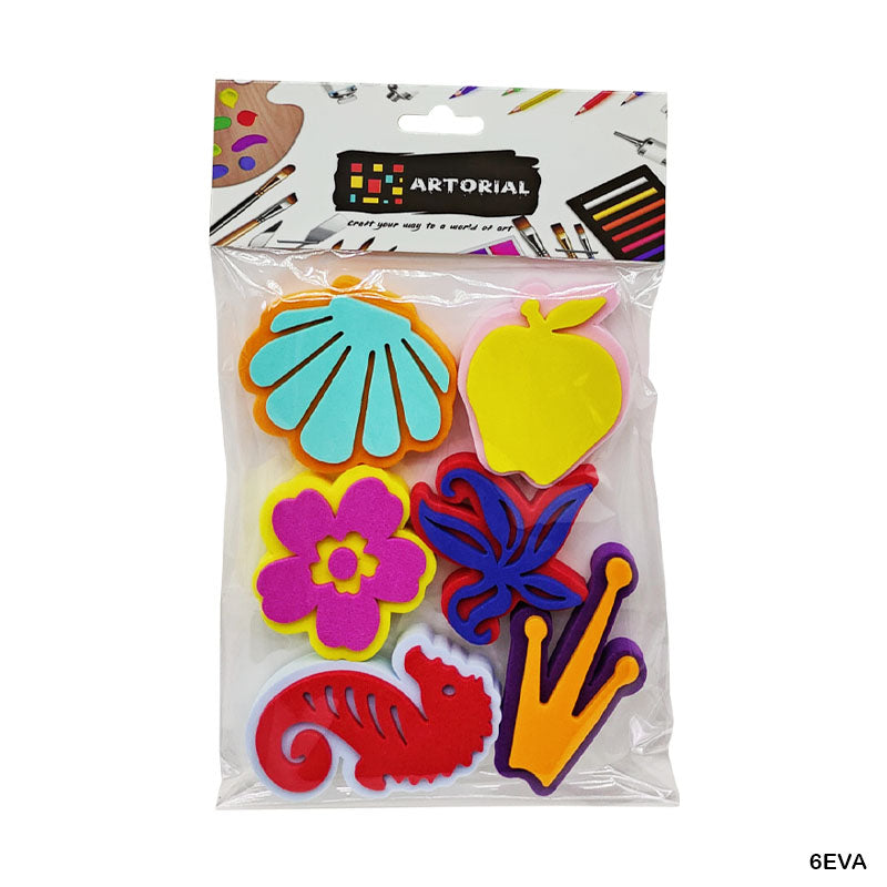 Gift To Love | Foam Stamp Kids Design | Pcs : 6 Pcs | Code : 6EVA