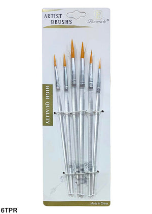 Gift To Love | Paint Brush Round | Pcs : 6 Pcs | Code : 6TPR