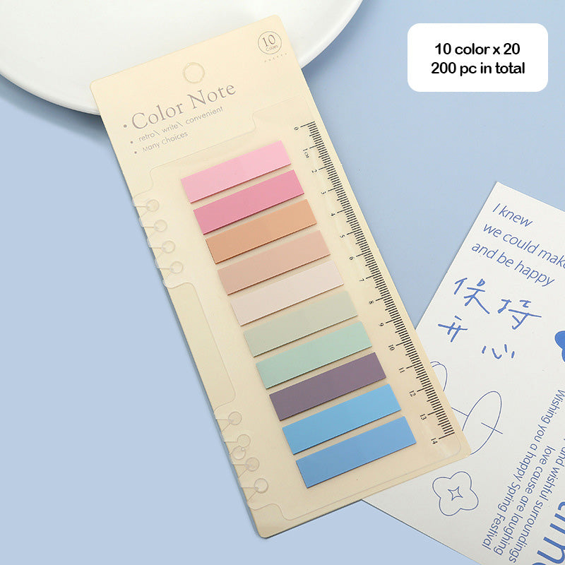 Gift To Love | Sticky Notes | Size : 11 X 44 Mm | Pcs : 10 Color | Code : 88210