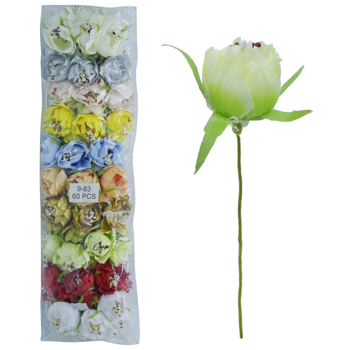 Gift To Love | Art Cloth Flower | Pcs : 60 Pcs | Code : 1983-09-01 00:00:00