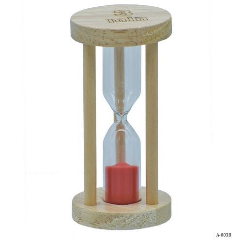 Gift To Love | Sand Timer Wooden Round Model 3 Minutes | Code : A-003B