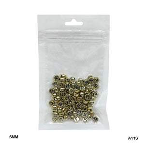 Gift To Love | Bracelet Beads Plastic | Size : 6 Mm | Pcs : 20 Gm | Code : A11S