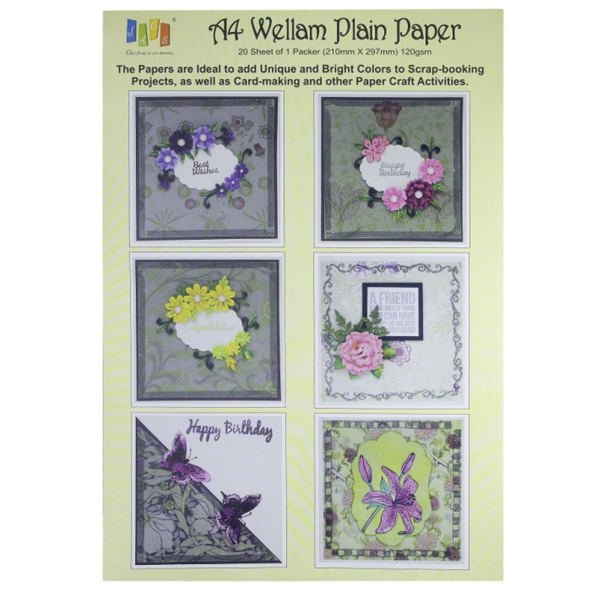 Gift To Love | Wellam Paper Plain A4 | Color : Blue | Size : A4 | Code : A4WPPBL