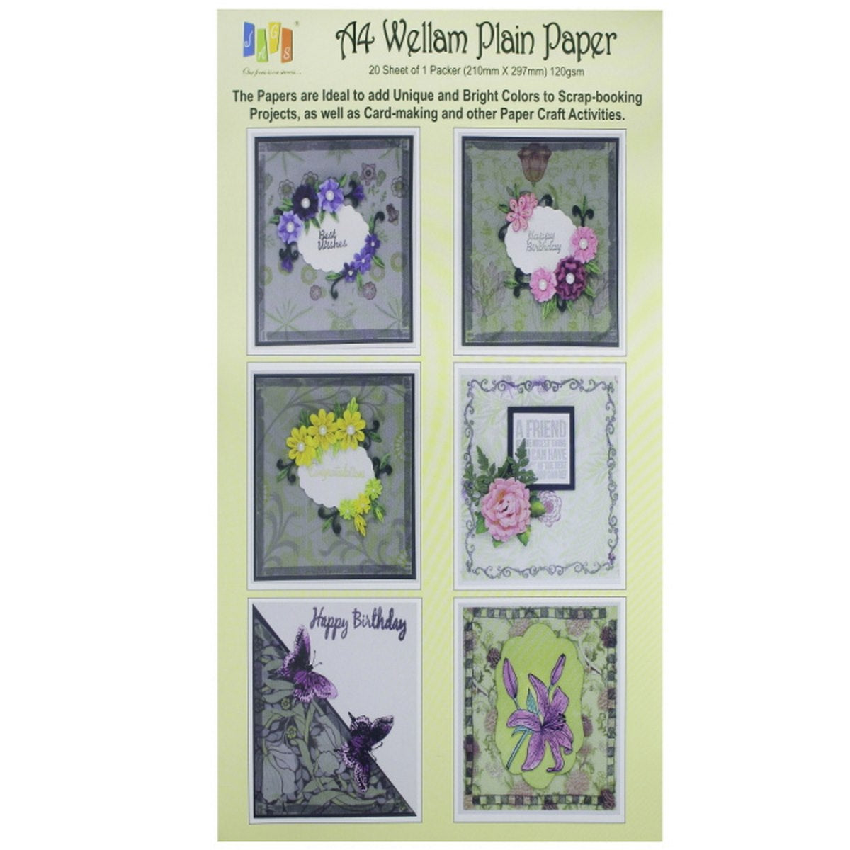 Gift To Love | Wellam Paper Plain A4 | Color : Firozi Blue | Size : A4 | Code : A4WPPFBL