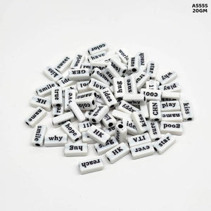 Gift To Love | Bracelet Beads Plastic | Pcs : 20 Gm | Code : A555S