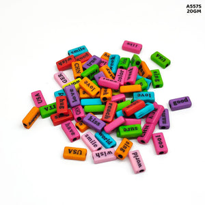 Gift To Love | Bracelet Beads Plastic | Pcs : 20 Gm | Code : A557S