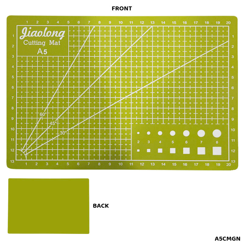 Gift To Love | Cutting Mat | Color : Green | Size : A5 | Code : A5CMGN