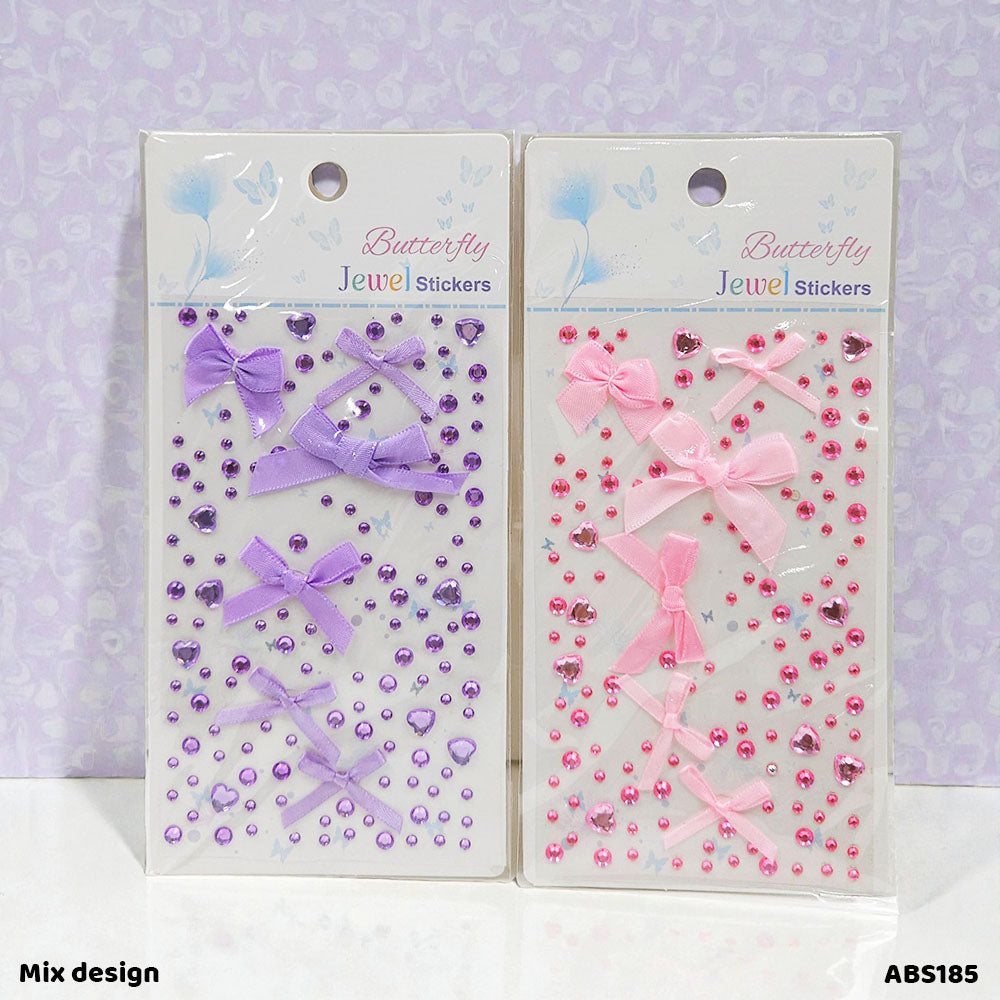 Gift To Love | Stone Butterfly And Lace Sticker | Code : ABS185