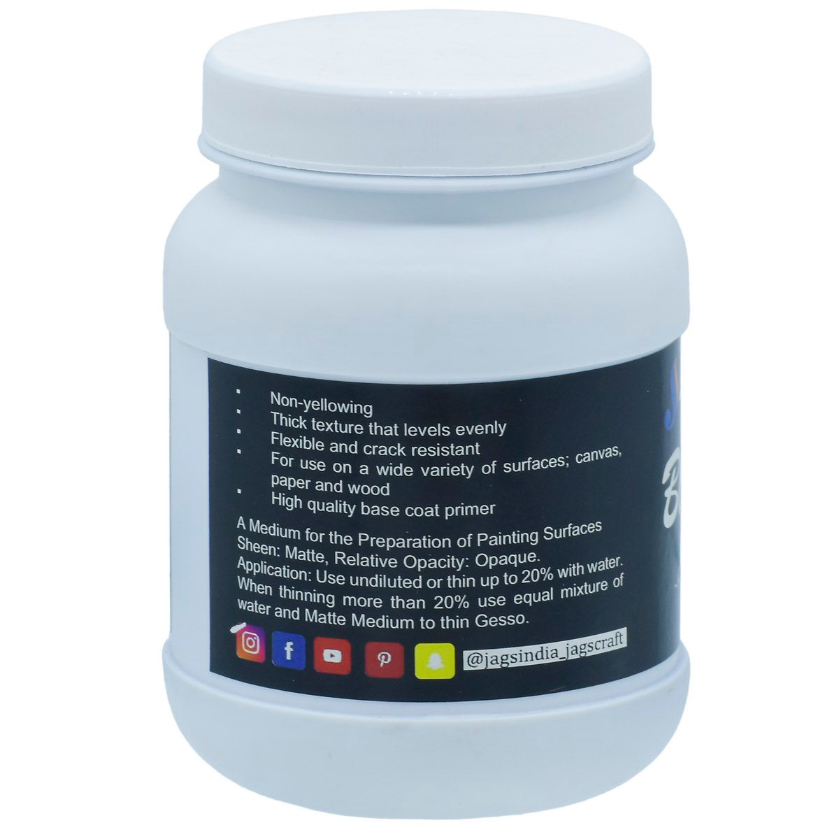 Gift To Love | Artist Gesso | Color : Black | Size : 500 Ml | Code : AJG502