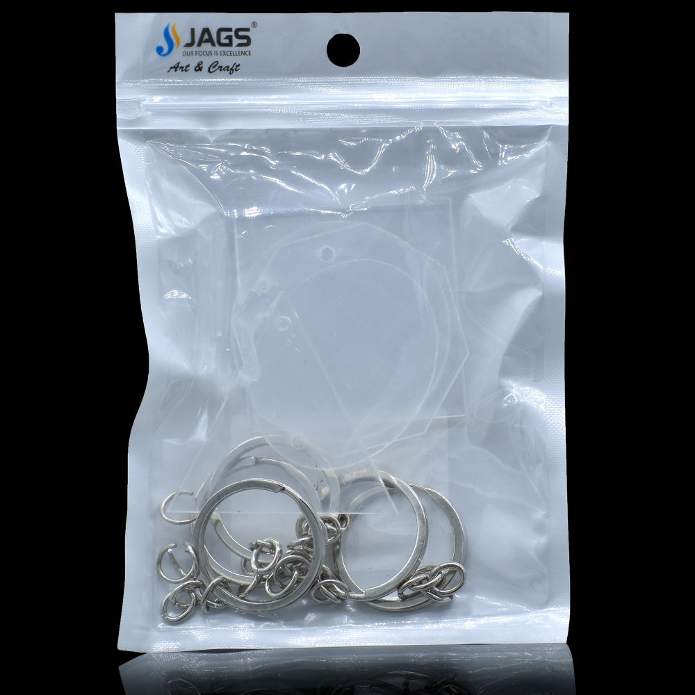Gift To Love | Acrylic Clear Keychain | Pcs : Set Of 5 Pcs | Code : AKSO00