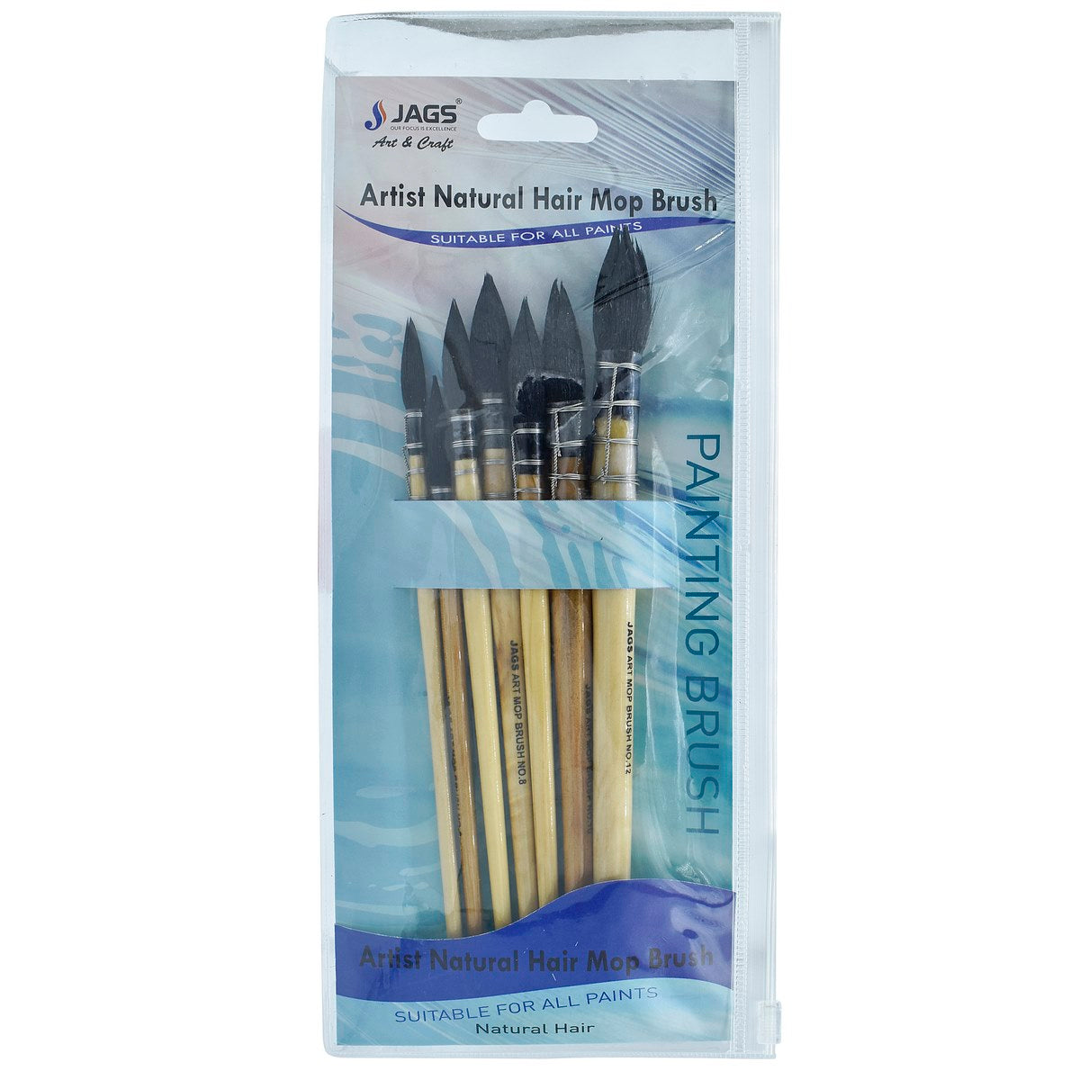 Gift To Love | Artist Hair Mop Brush | Pcs : Set Of 7 Pcs | Code : ANHM07