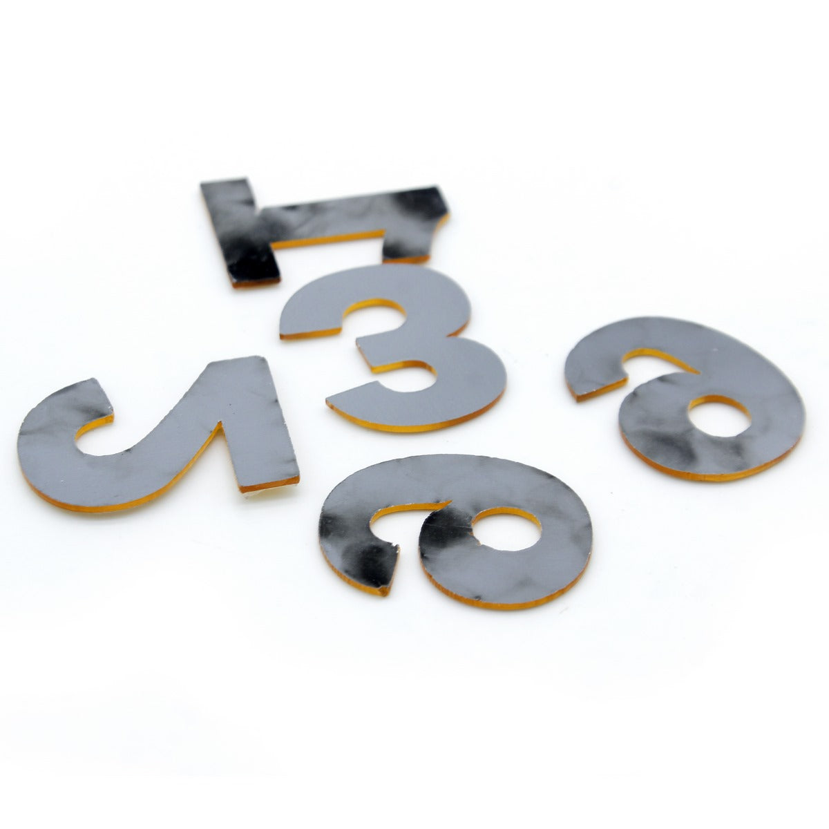Gift To Love | Acrylic Numerical For Clock | Color : Gold | Code : ANN000