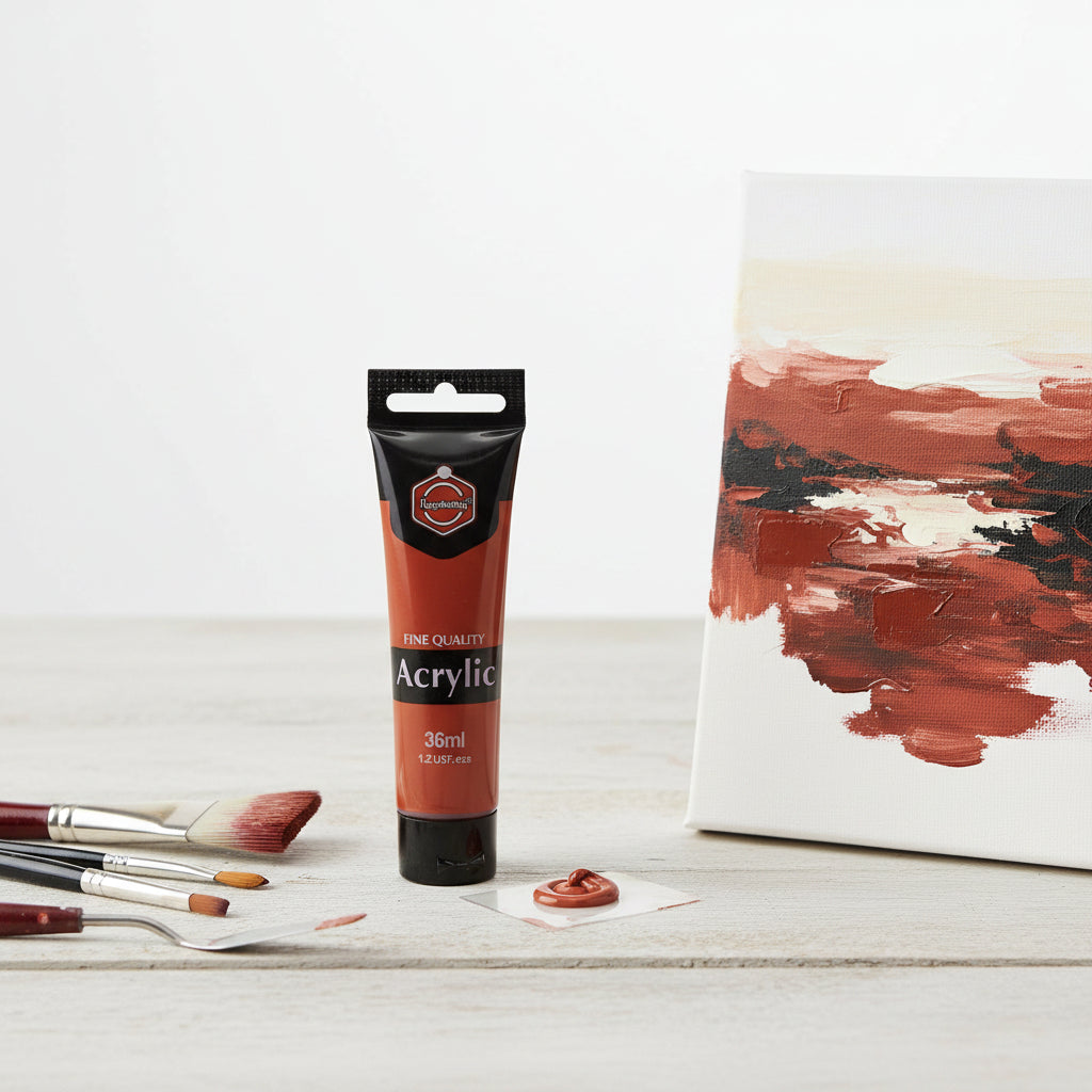Ap528 36Ml Red Ochre Acrylic Paint-Gift To Love-Art & Craft