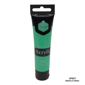 Gift To Love | Acrylic Paint Tube | Color : Emerald Green | Size : 36 Ml | Code : AP607