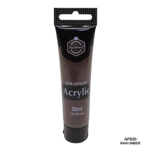 Gift To Love | Acrylic Paint Tube | Color : Raw Umber | Size : 36 Ml | Code : AP830