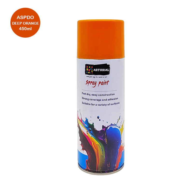 Gift To Love | Spray Paint Deep Orange | Color : Deep Orange | Pcs : 1 Bottle | Code : ASPDO