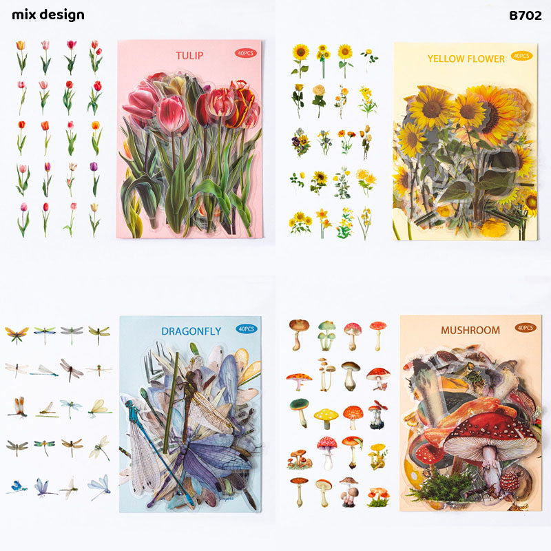 Gift To Love | Cutout Sticker Journaling | Pcs : 40 Pcs | Code : B702