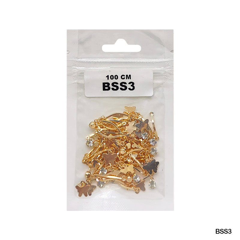 Gift To Love | Ss Chain | Size : 100 Cm | Code : BSS3