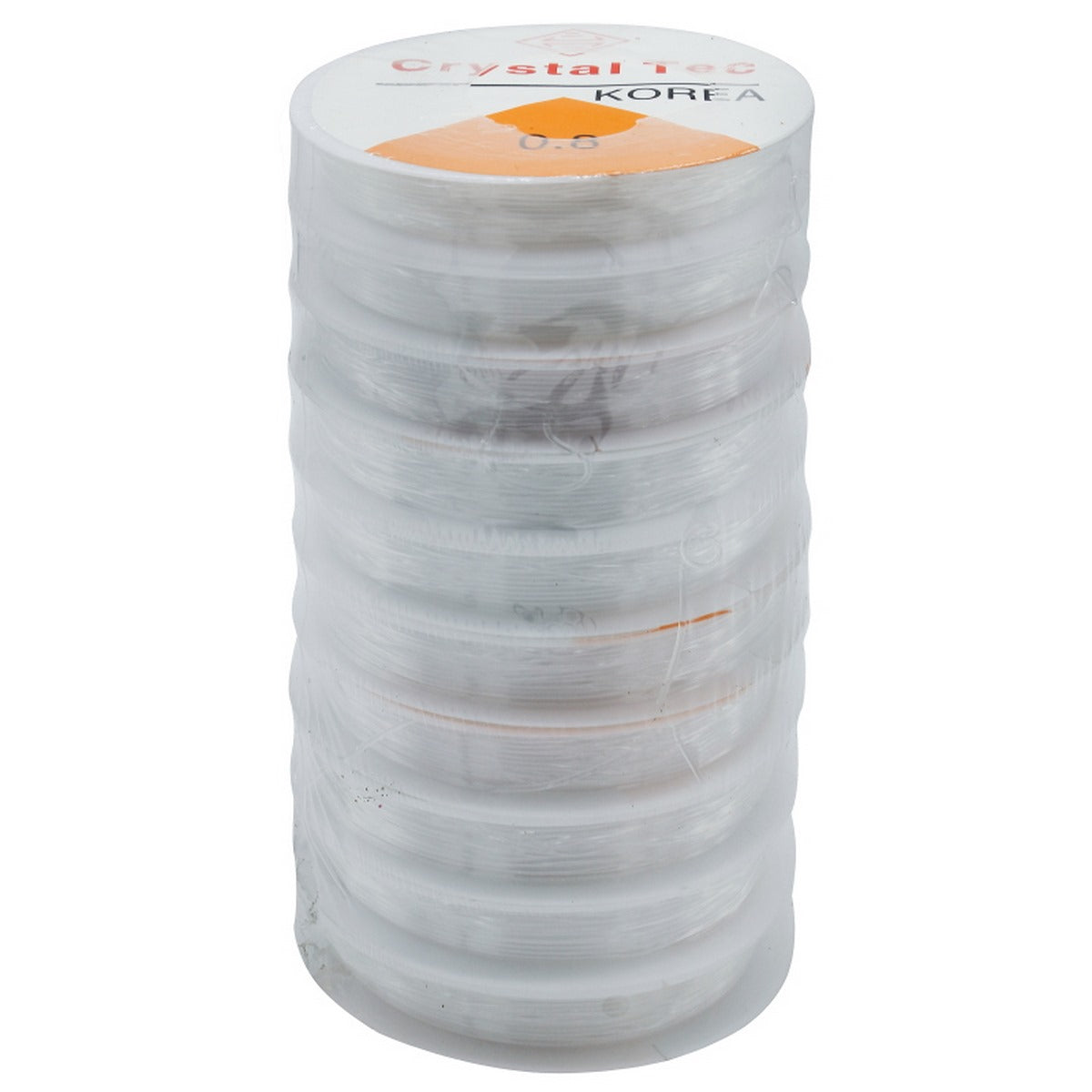 Gift To Love | Beading Wire Silicon Plastic | Color : White | Size : 0.8 M | Pcs : 10 Pcs | Code : BWSPWE
