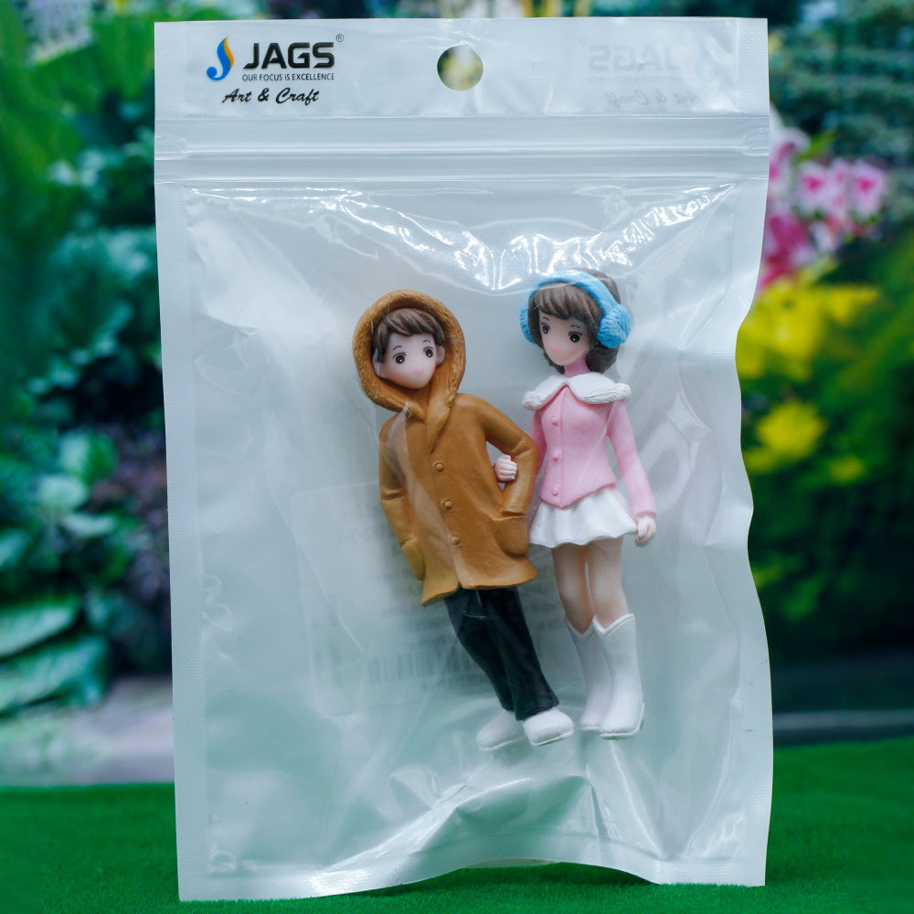 Gift To Love | Miniature Model Couple Set | Color : Orange & Pink | Code : C0163-3-4