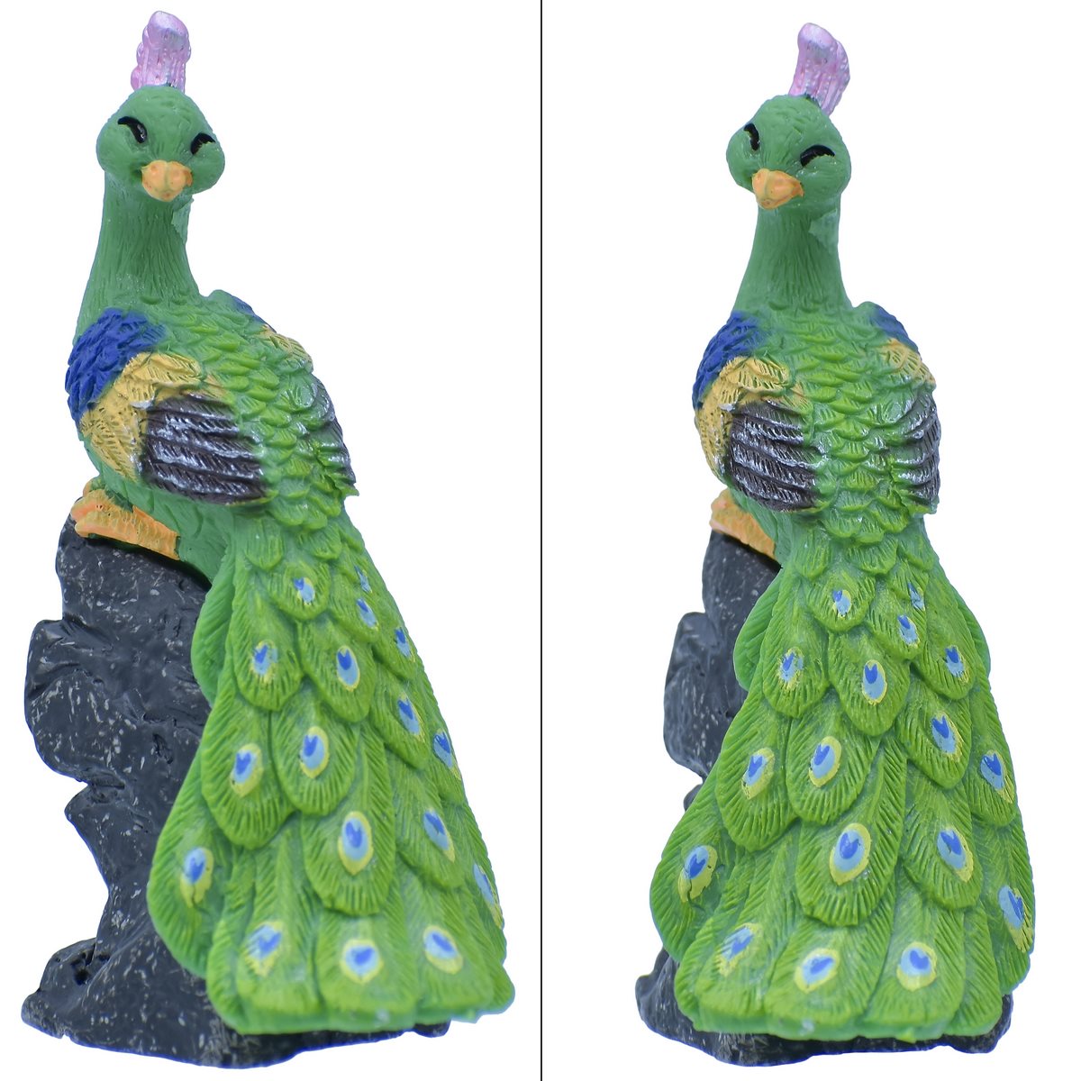 Gift To Love | Miniature Peacock With Stand | Color : Green | Code : C0697-9