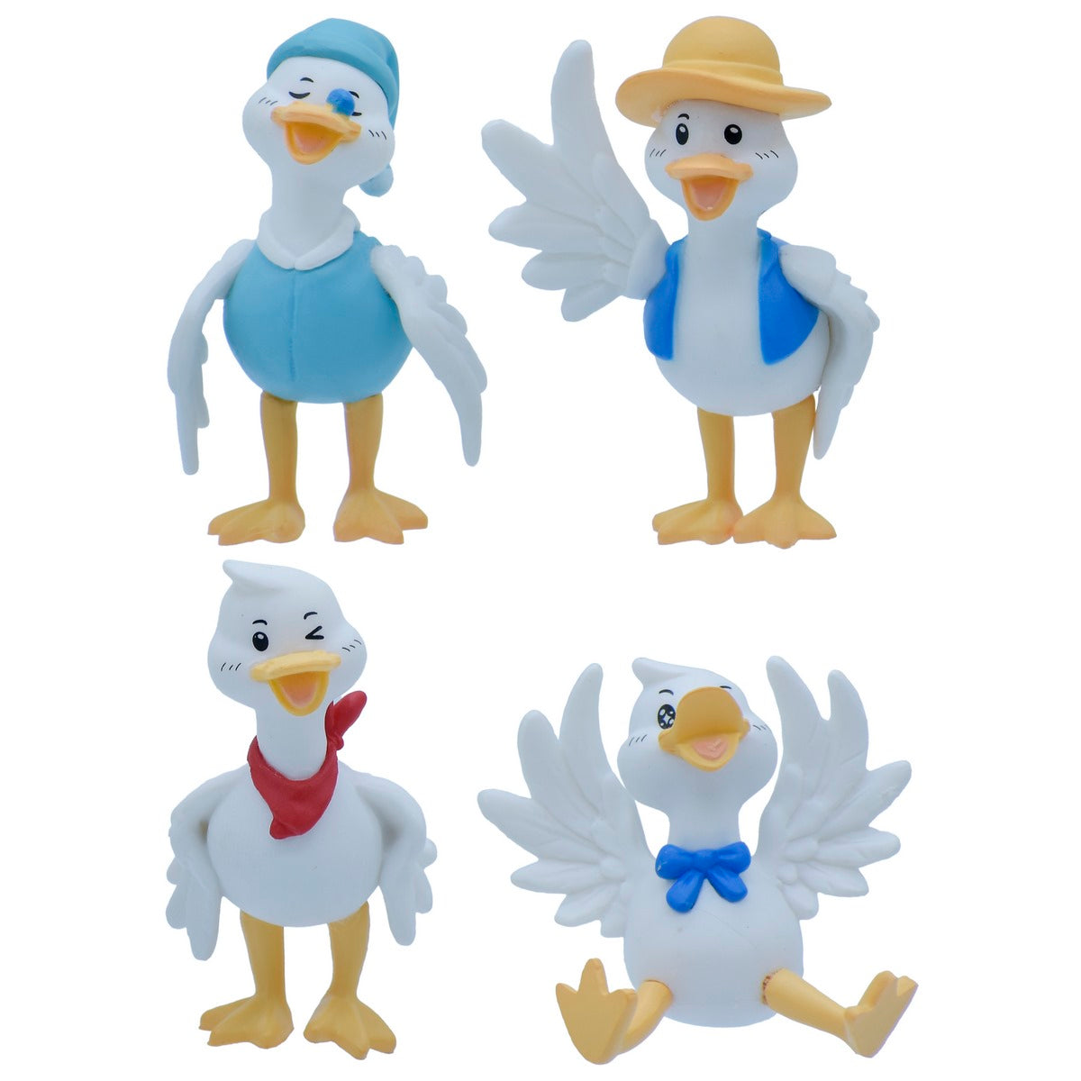 Gift To Love | Handsome Vitality Dumb Duck | Pcs : 4 Pcs Set | Code : C2152-A