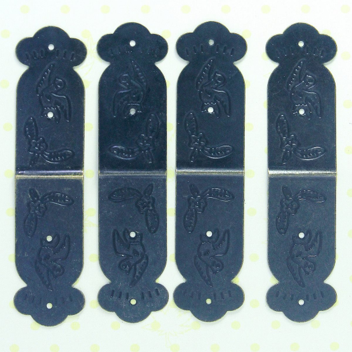 Gift To Love | Craft Fitting Corner Side Metal | Pcs : 4 Pcs | Code : CB074