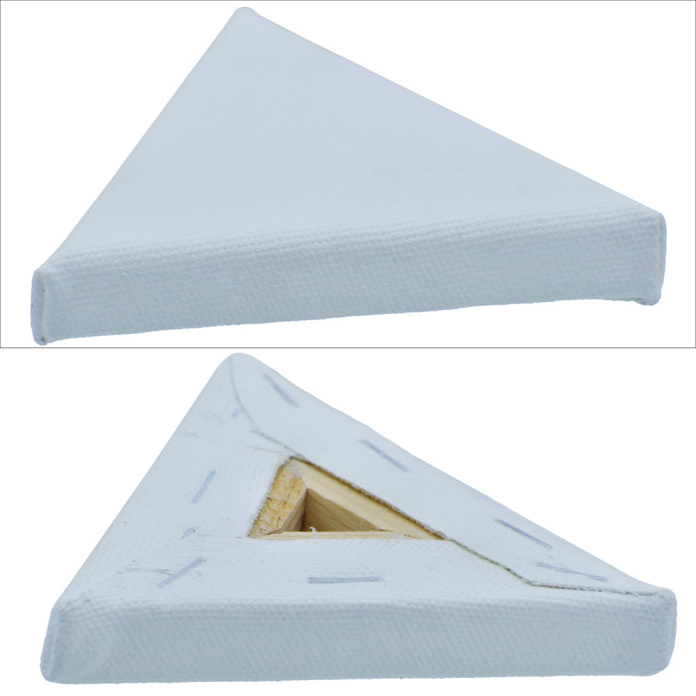 Gift To Love | Canvas Board Stretched Frame Triangle | Size : 4 | Code : CBSFTE4