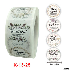 Gift To Love | Thank You & Greetings Tape | Size : 1 Inch | Code : CDK15