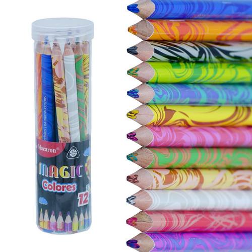 Gift To Love | Macaron Magic Pencil 3in1 12 Colors | Code : CHB-003