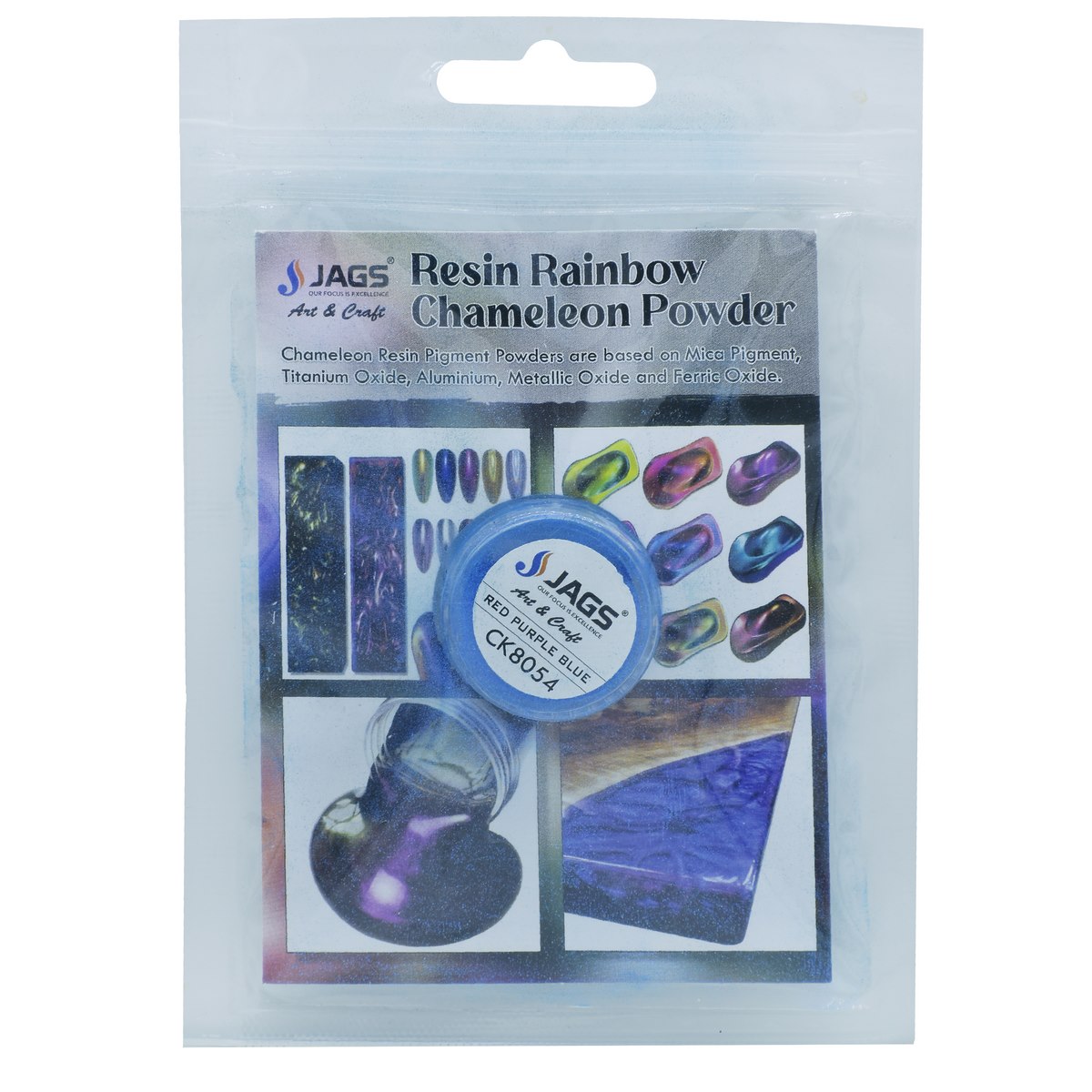 Gift To Love | Resin Chameleon Powder | Color : Red Purple Blue | Size : 2 G | Code : CK8054