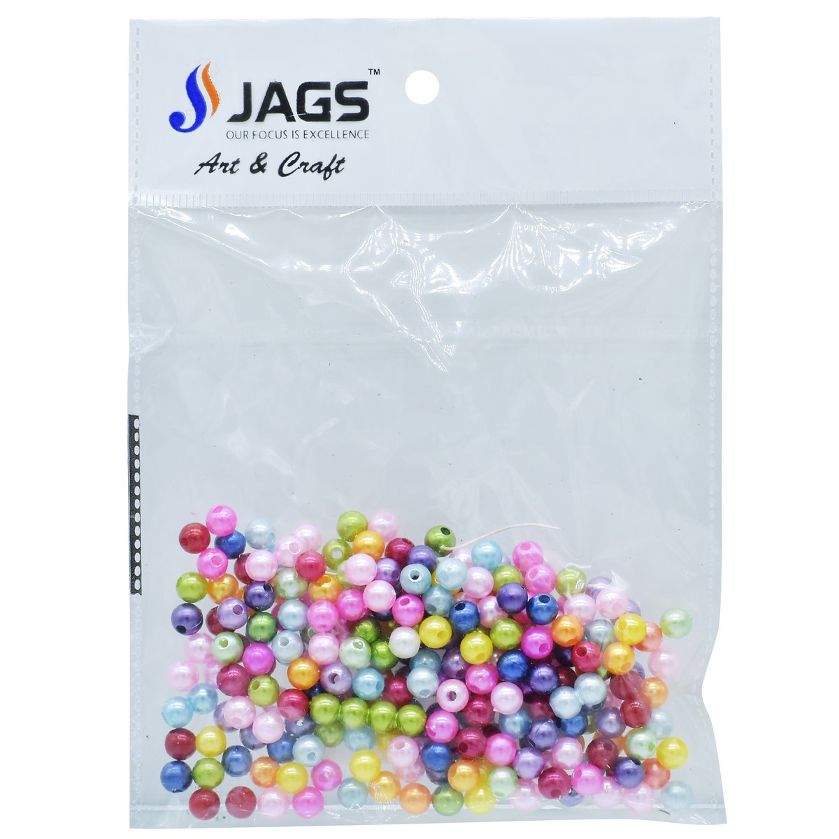 Gift To Love | Craft Beads Multi Colour | Size : 8 Mm | Pcs : 25 Gm | Code : CPMC-3
