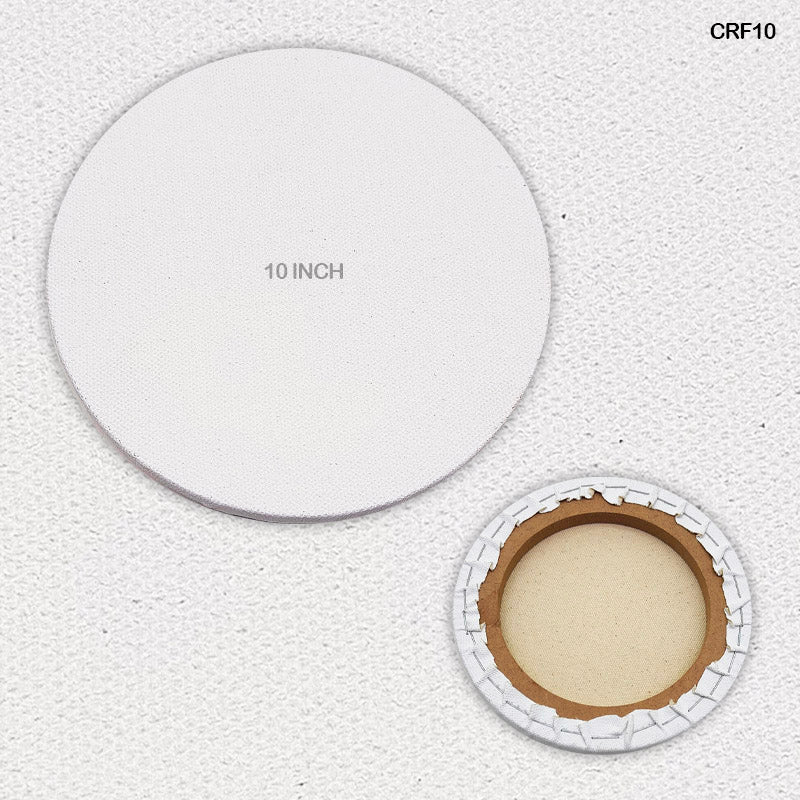 Gift To Love | Stretch Canvas Board Round With Frame | Size : 10 Inch | Code : CRF10