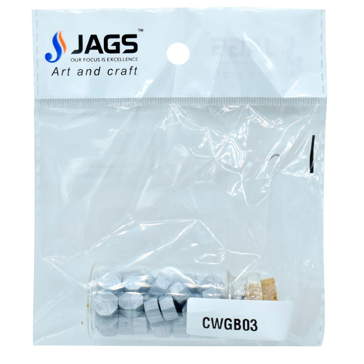 Gift To Love | Craft Wax Glass Bottle | Color : Silver | Code : CWGB03