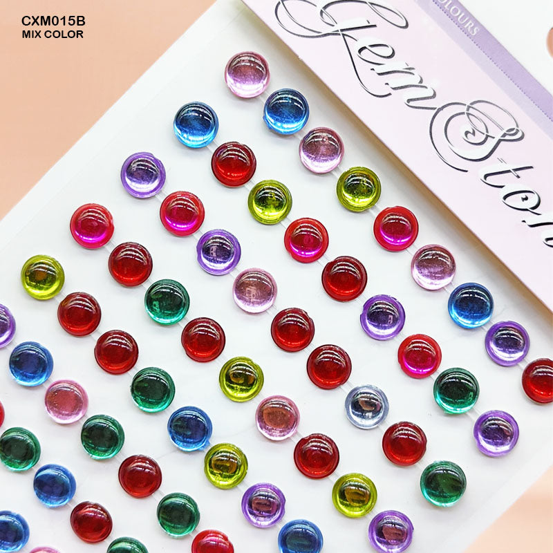 Gift To Love | Gem Stones Round Sticker | Code : CXM015B