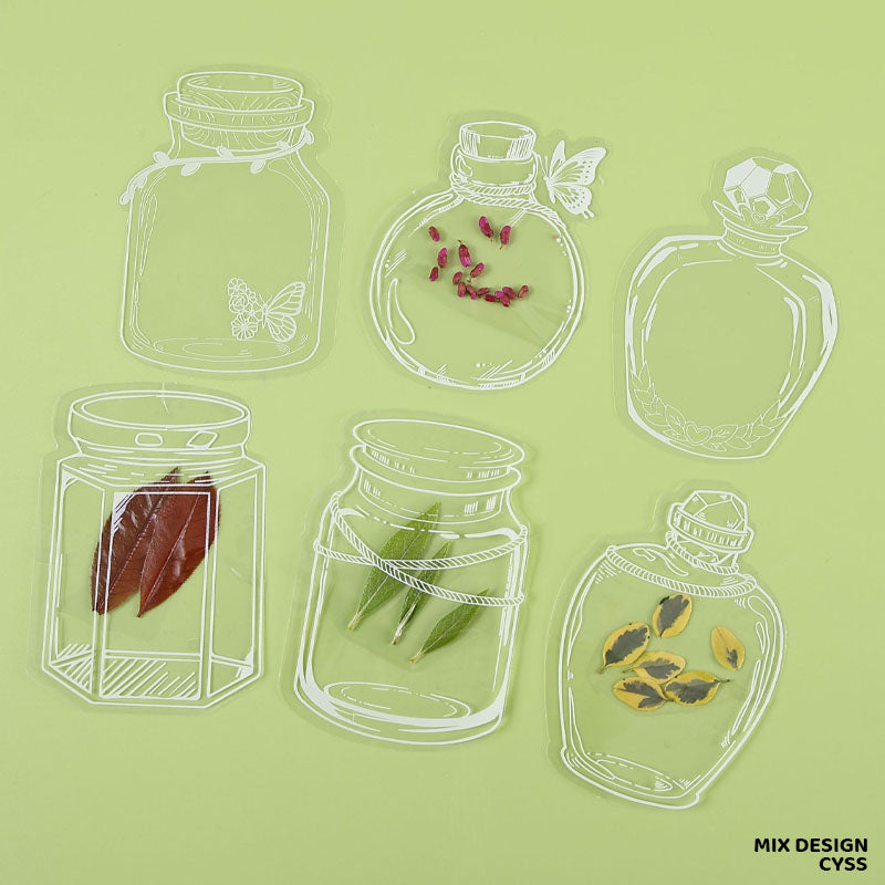Gift To Love | World In Bottle Collage Card | Pcs : 16 Piece | Code : CYSS