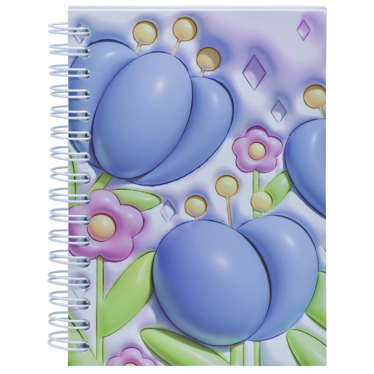 Gift To Love | Spiral Bound Notebook Diary Flower Print | Size : B6 | Code : DM-A6111