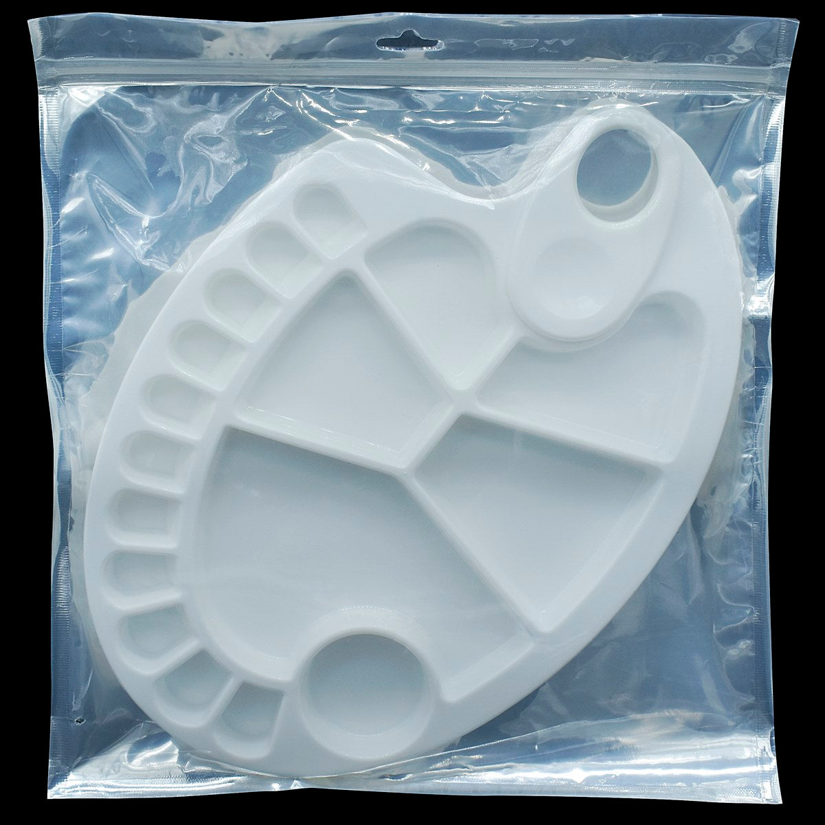 Gift To Love | Colour Mixing Plate Oval | Size : Medium | Code : DS407