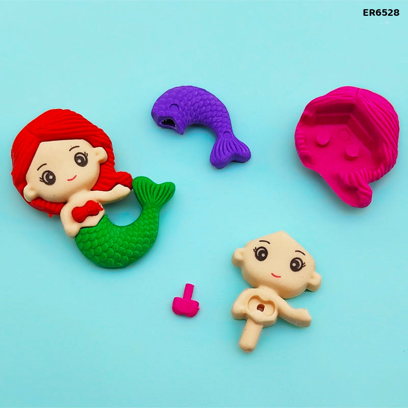 Gift To Love | Mermaid Eraser | Pcs : 48 Pcs | Code : ER6528