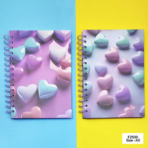 Gift To Love | Printed Spiral Diary | Size : 15 X 21 Cm | Code : F2530